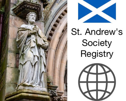 St. Andrew's Society Registry